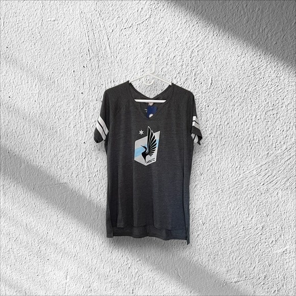 MLS Soccer Tops - NWT Minnesota United MNUFC Shirt Women's Size Large Short Sleeve MLS Soccer